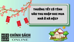 Thưởng Tết c&#243; t&#237;nh v&#224;o thu nhập khi mua nh&#224; ở x&#227; hội?