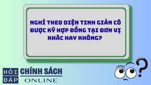 Nghỉ theo diện tinh giản c&#243; được k&#253; hợp đồng tại đơn vị kh&#225;c hay kh&#244;ng? 