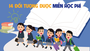 Infographics: Các đối tượng được miễn học phí