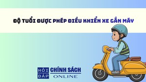  Độ tuổi được phép điều khiển xe gắn máy