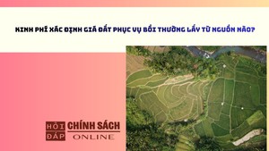 Kinh phí xác định giá đất phục vụ bồi thường lấy từ nguồn nào?