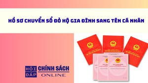 Hồ sơ chuyển sổ đỏ hộ gia đình sang tên cá nhân