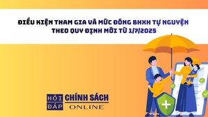 Điều kiện tham gia và mức đóng BHXH tự nguyện theo quy định mới từ 1/7/2025