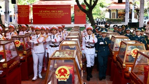 Truyền hình trực tiếp Lễ truy điệu, an táng hài cốt liệt sĩ