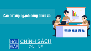 Căn cứ xếp ngạch công chức cấp xã
