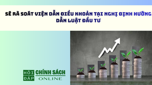 Sẽ rà soát viện dẫn điều khoản tại Nghị định hướng dẫn Luật Đầu tư