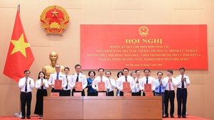 Thành phố Hà Nội và tỉnh Sơn La ký Quy chế phối hợp với Kiểm toán nhà nước