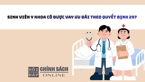 Sinh viên y khoa có được vay ưu đãi theo Quyết định 29?