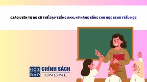 Giáo viên tự do có thể dạy tiếng Anh, kỹ năng sống cho học sinh tiểu học