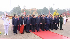 Lãnh đạo Đảng, Nhà nước viếng Chủ tịch Hồ Chí Minh nhân dịp Tết Nguyên đán Bính Ngọ