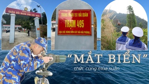 'Mắt biển' thức cùng mùa xuân