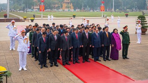 Lãnh đạo Đảng, Nhà nước vào Lăng viếng Chủ tịch Hồ Chí Minh