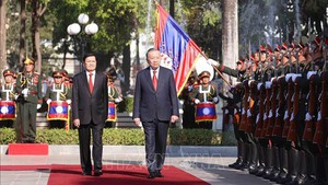 Tổng Bí thư Tô Lâm thăm cấp Nhà nước tới Lào