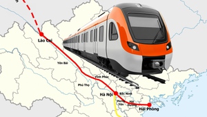 Quý III năm 2026: Thi công một số hạng mục chính tuyến đường sắt Lào Cai – Hà Nội – Hải Phòng