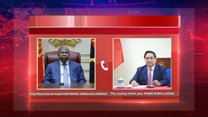 Thủ tướng Phạm Minh Chính điện đàm với Tổng thống Angola