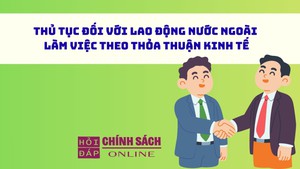 Thủ tục đối với lao động nước ngoài làm việc theo thỏa thuận kinh tế