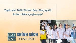 Tuyển sinh 2026: Thí sinh được đăng ký tối đa bao nhiêu nguyện vọng?