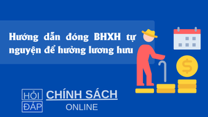 Hướng dẫn đóng BHXH tự nguyện để hưởng lương hưu