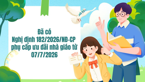 Quy định mới về mức phụ cấp ưu đãi theo nghề cho nhà giáo