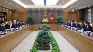 Thủ tướng Lê Minh Hưng tiếp Chủ tịch Cơ quan Hợp tác quốc tế Nhật Bản
