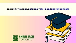 Sinh viên thôi học, hoàn trả tiền hỗ trợ học phí thế nào?