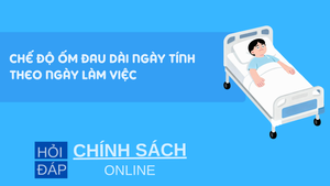 Chế độ ốm đau dài ngày tính theo ngày làm việc