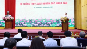 Nông nghiệp Việt Nam phải xây dựng thương hiệu gắn với truy xuất nguồn gốc