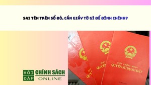Sai tên trên sổ đỏ, cần giấy tờ gì để đính chính?