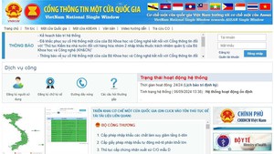 Quy định về tài khoản người sử dụng cổng thông tin một cửa quốc gia