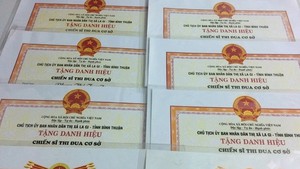 Quy định mới về tỷ lệ xét tặng danh hiệu Chiến sĩ thi đua cơ sở áp dụng từ 01/10/2026