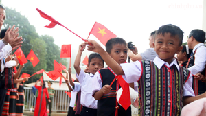 Đón năm học mới trong những ngôi trường mới nơi biên cương Tổ quốc