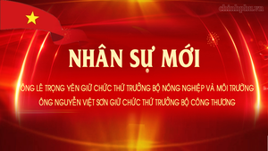 Bổ nhiệm Thứ trưởng Bộ Công Thương và Thứ trưởng Bộ Nông nghiệp &amp; Môi trường