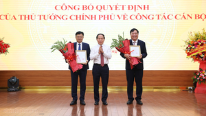 Công bố Quyết định bổ nhiệm 02 Phó Tổng Thanh tra Chính phủ
