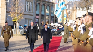 Official welcome ceremony for Prime Minister Pham Minh Chinh in Luxembourg