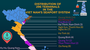Viet Nam home to 296 sea terminals