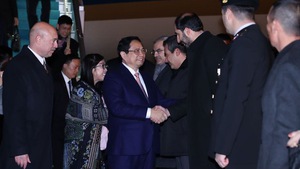 Prime Minister arrives in Ankara, starting official to Turkey