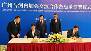 Ha Noi steps up partnership with China’s Guangzhou city