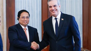 Prime Minister Pham Minh Chinh holds talks with Dominican President