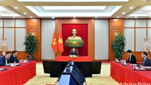 General Secretary To Lam holds phone talks with top Lao leader