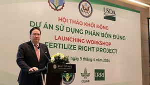 U.S. finances US$4.4 million for Viet Nam to launch Fertilizer Right Project