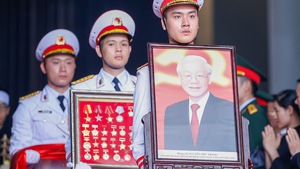 Photos: Memorial service for General Secretary Nguyen Phu Trong