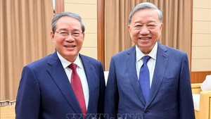 General Secretary To Lam meets Li Qiang, Medvedev in Pyongyang