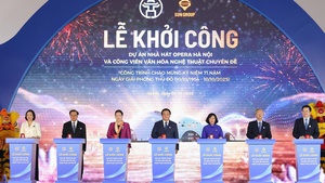Construction begins on Ha Noi&#39;s US$520 million Pearl Theater project