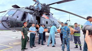 Helicopters, over 30,000 soldiers deployed for emergency relief efforts in northern provinces
