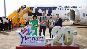 Viet Nam welcomes 20th millionth int’l tourist for first time