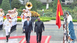 [Photos] – Official welcome ceremony for Burundian President
