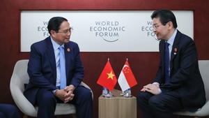  Vietnamese, Singaporean Prime Ministers meet in Tianjin