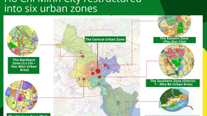 Ho Chi Minh City restructured into six urban zones