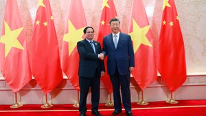 Prime Minister Pham Minh Chinh meets top Chinese leader Xi Jinping