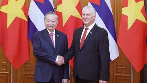 Party chief affirms Viet Nam&#39;s call for ending unilateral embargoes and sanctions against Cuba